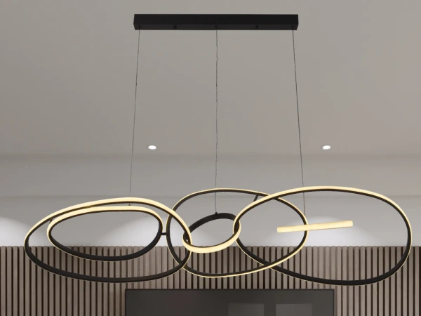 LED závesné svietidlo s diaľkovým ovládačom 150W - J4367/B 2