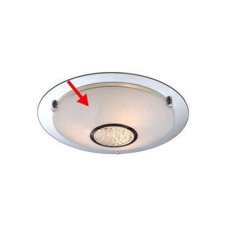 Náhradné sklo pre 48339-3, s kamienkami