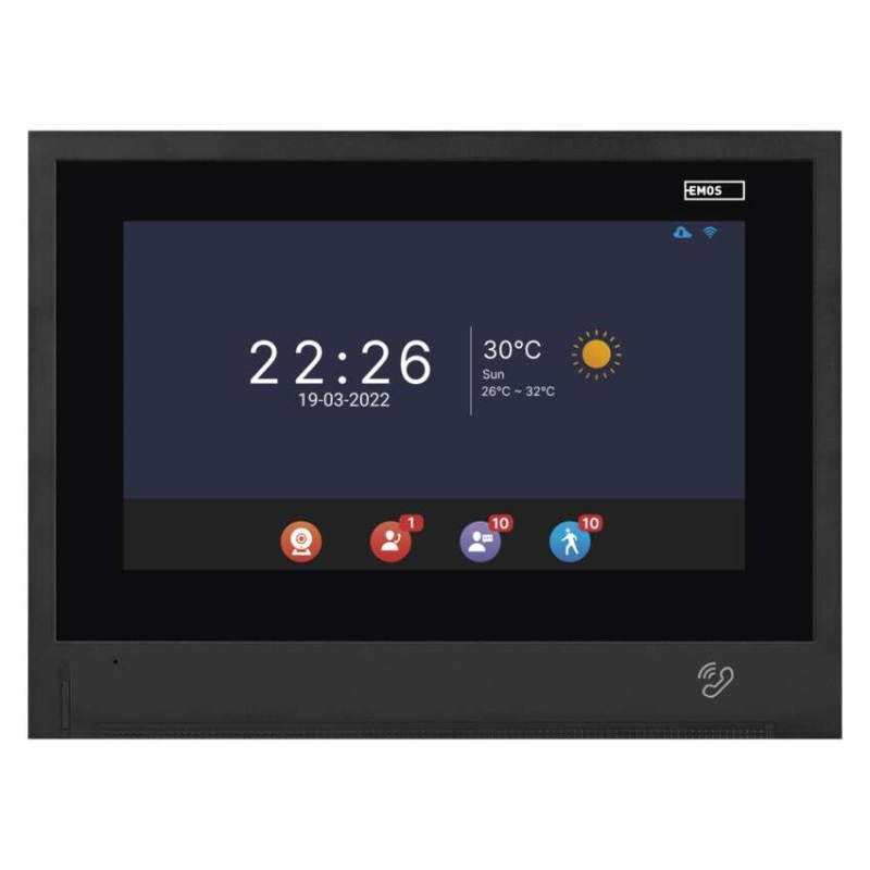 Dodatočný monitor GoSmart IP880B 2WIRE pre domácu video vrátnikovú súpravu IP880A 2WIRE 2