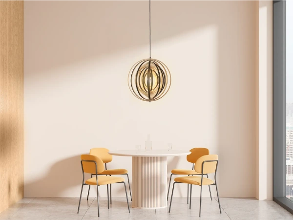 Závesné svietidlo z masívneho dreva E27 / 590 - WRE073 2