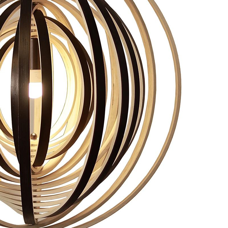 Závesné svietidlo z masívneho dreva E27 / 500 - WRE072 1