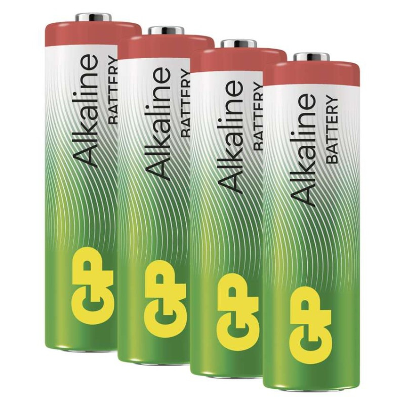 Alkalická batéria GP Alkaline LR6 (AA), 4 ks 1