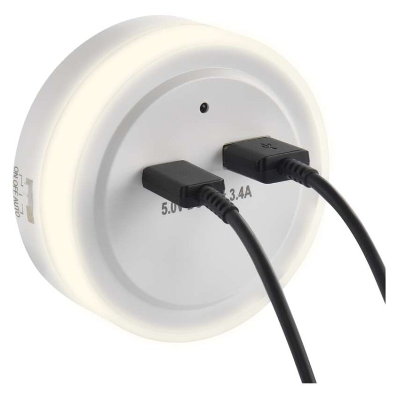 LED nočné svetlo P3323 s fotosenzorom do zásuvky 7