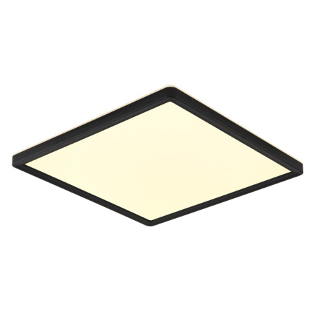 Stropné svietidlo, plast čierny, plast satinovaný, plast biely, podsvietenie, 3 úrovne osvetlenia po 6