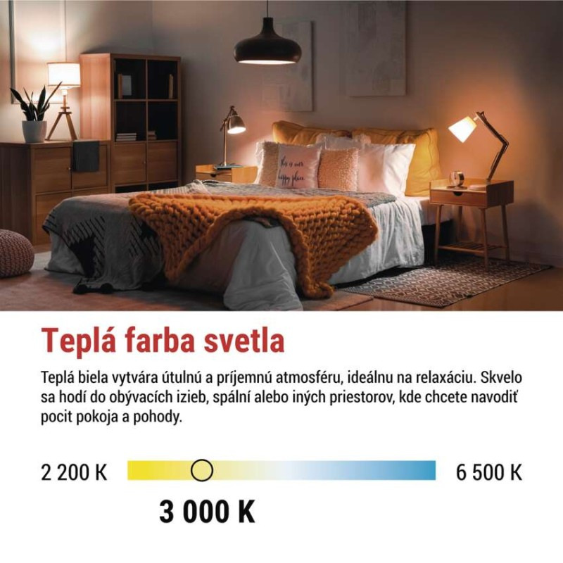 LED žiarovka Classic JC / G9 / 4,9 W (60 W) / 806 lm / Teplá biela 1