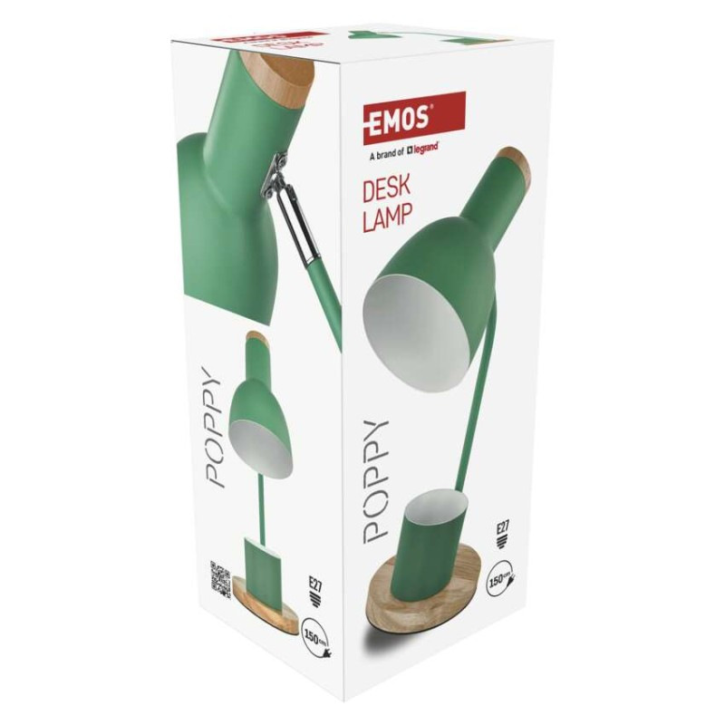 Stolná lampa POPPY, zelená 12