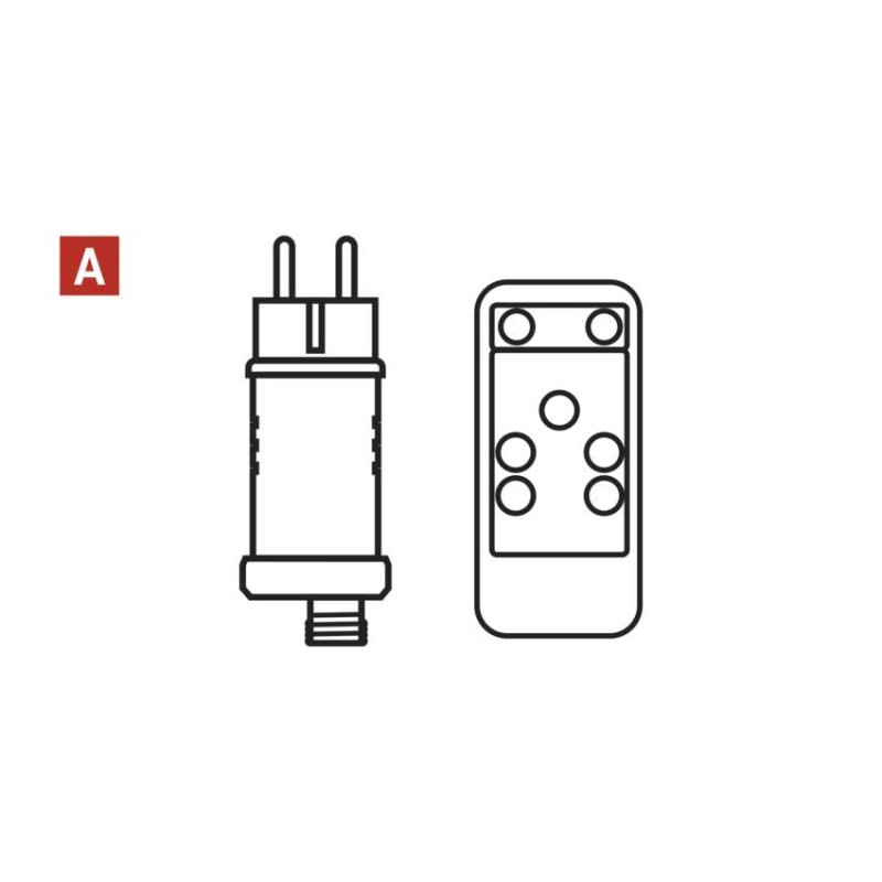 Napájací zdroj pre vianočné spojovacie osvetlenie Standard/Profi, vonkajšie, ovládač 3
