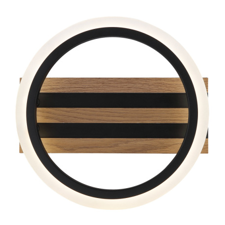 Stropné svietidlo, kov čierny matný, MDF s tmavým dreveným efektom, plast biely, niekoľko úrovní pom 13