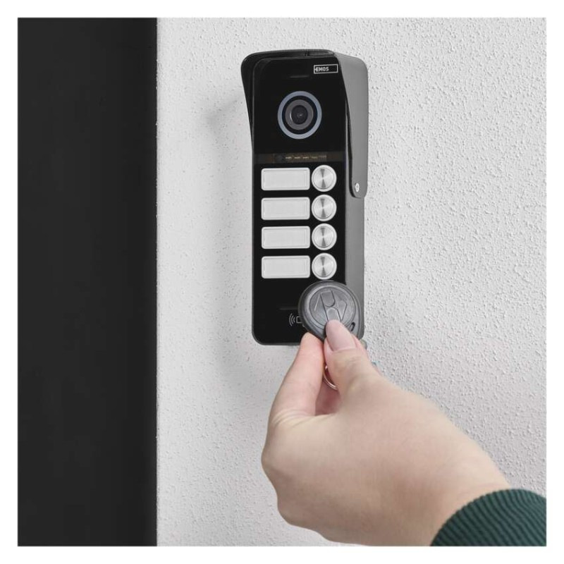 Farebná dverná kamerová jednotka EM-10AHD RF-4 10