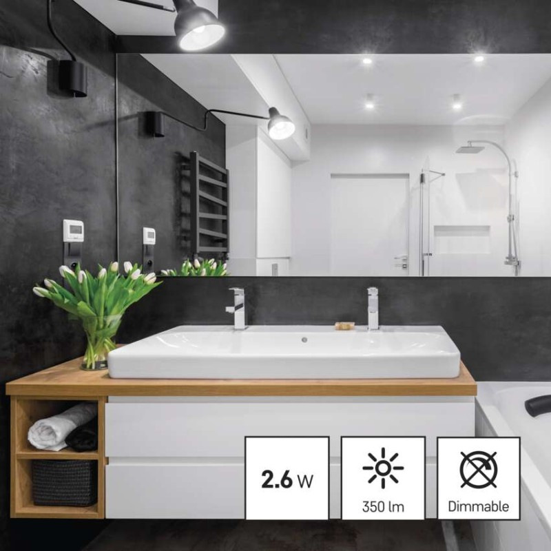 LED žiarovka Classic sviečka / E27 / 2,6 W (32 W) / 350 lm / neutrálna biela 4