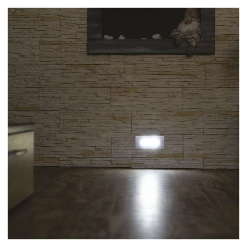 LED orientačné vstavané svietidlo AMAL 123×53 2W neutr.b.,IP65 10