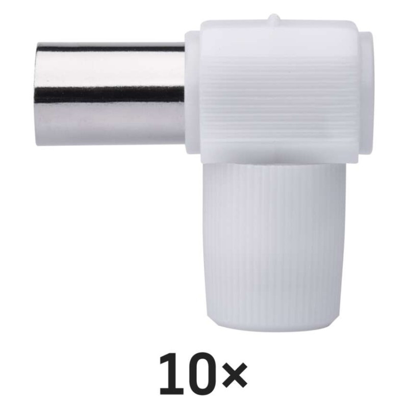 Konektor IEC zásuvka skrutkovací uhlový 2