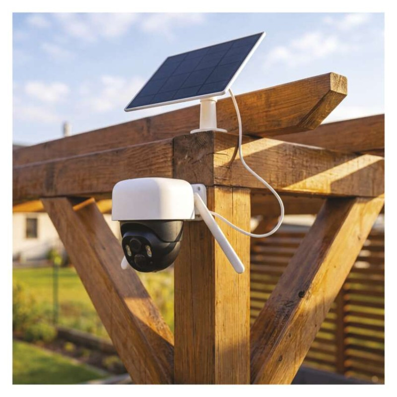 GoSmart Vonkajšia batériová kamera IP-1200 WASP s WiFi a solárnym panelom 2