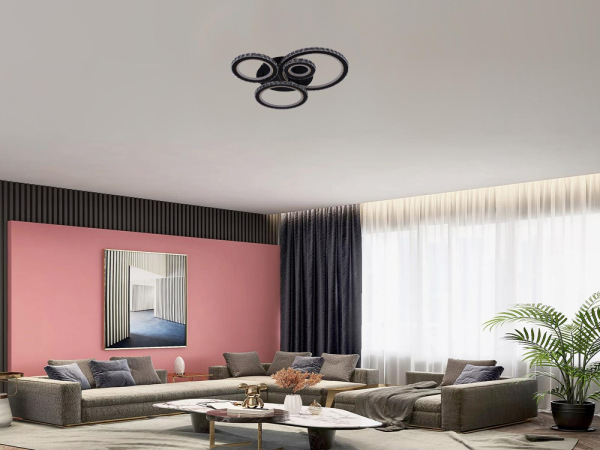 LED stropný luster + diaľkový ovládač 120W - J3338/B 5