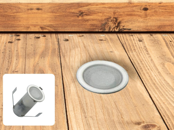 LED vonkajšie podlahové svetlo 0,4W / IP67 FL101 / 2800K - LFL110