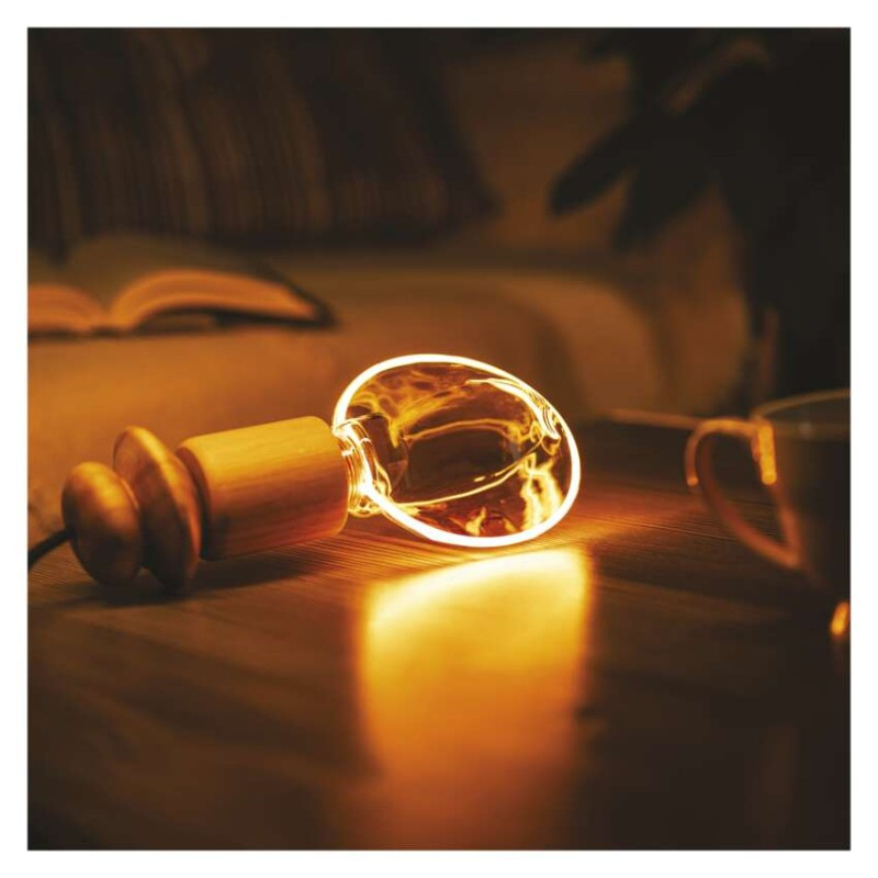 LED žiarovka DECO G130OA / E27 / 4 W (22 W) / 220 lm / flame 11