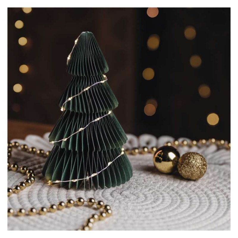 Vianočný papierový stromček, 15 cm, vnútorný 4