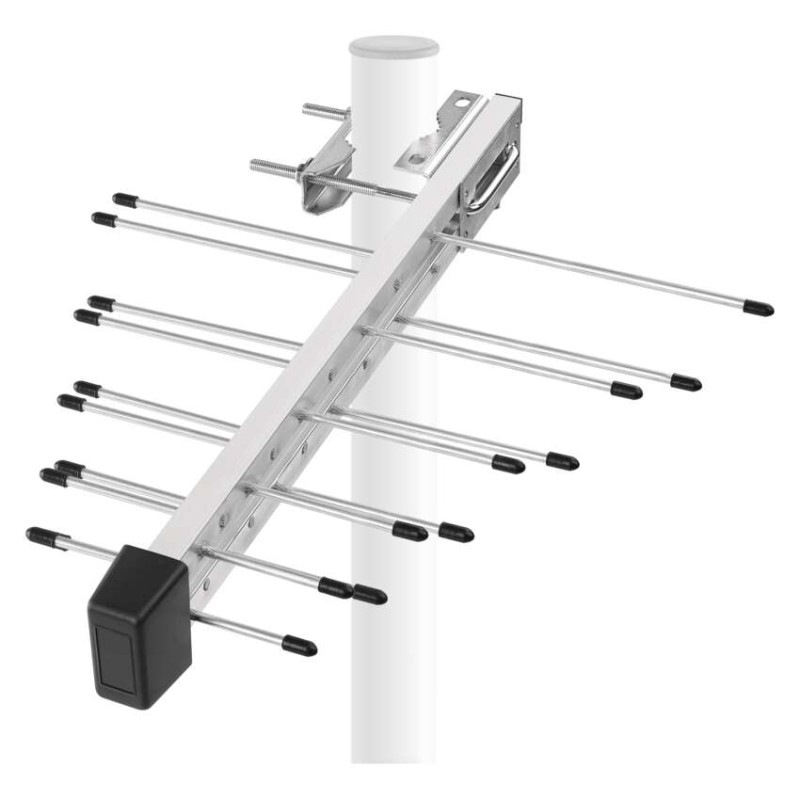 Anténa univerzálna VILLAGE FISH–V700, DVB-T2, filter LTE/4G/5G 9