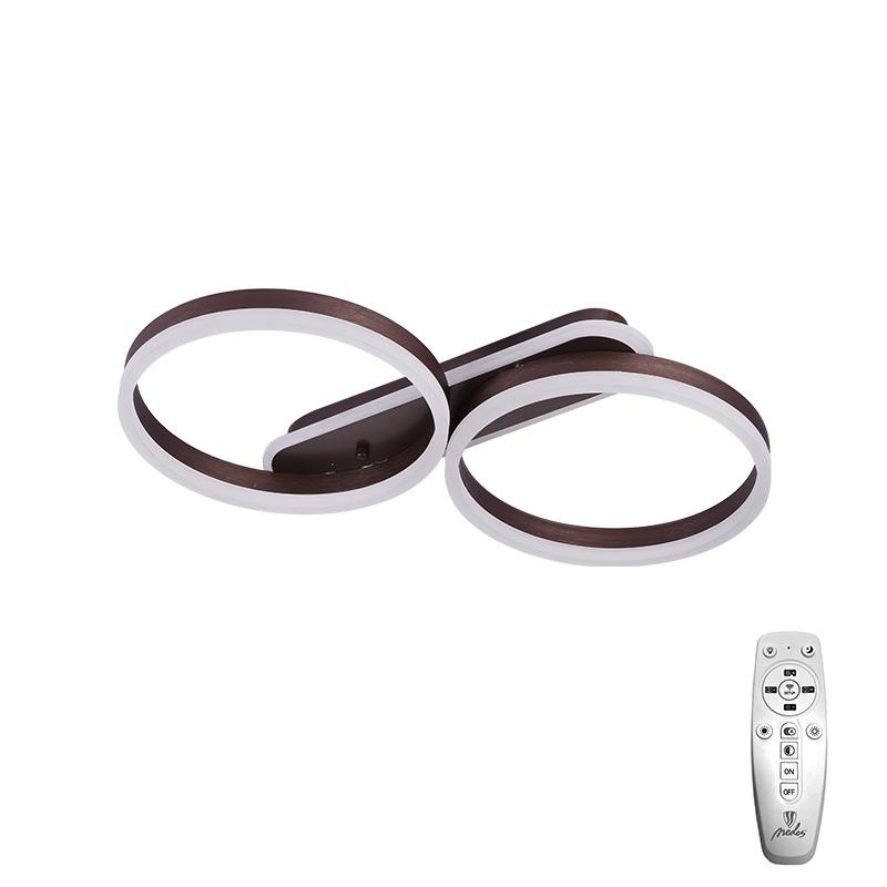 LED stropné svietidlo s diaľkovým ovládačom 60W - J3362/BR 10