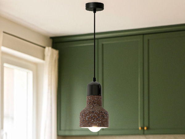 Závesné svietidlo Terrazzo / červená 1 x E27 - ME0214R/R 1