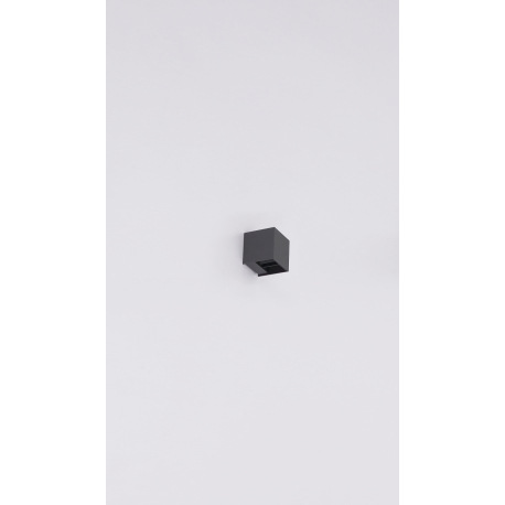 Vonkajšie svietidlo, hliník antracit, svieti smerom hore a dole, nastaviteľné, IP44, ŠxV:100x100, H: 10