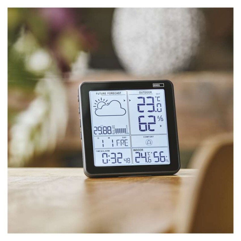 Domáca bezdrôtová meteostanica E5080 3