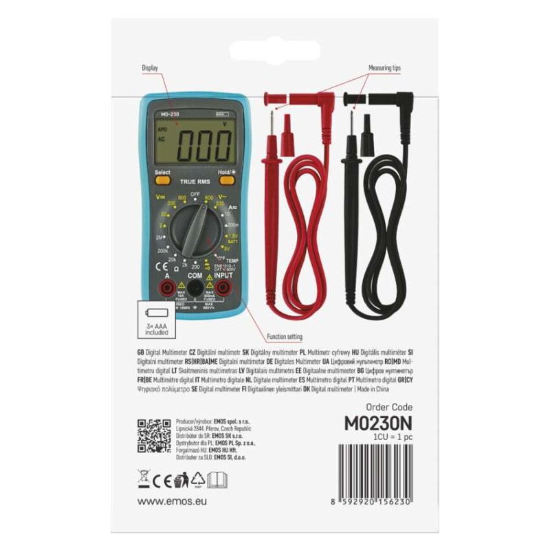 Multimeter MD-230 7