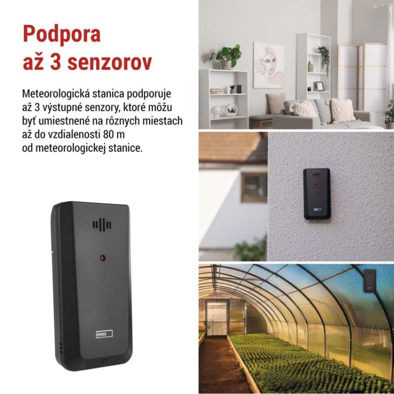 Domáca bezdrôtová meteostanica E8625 4