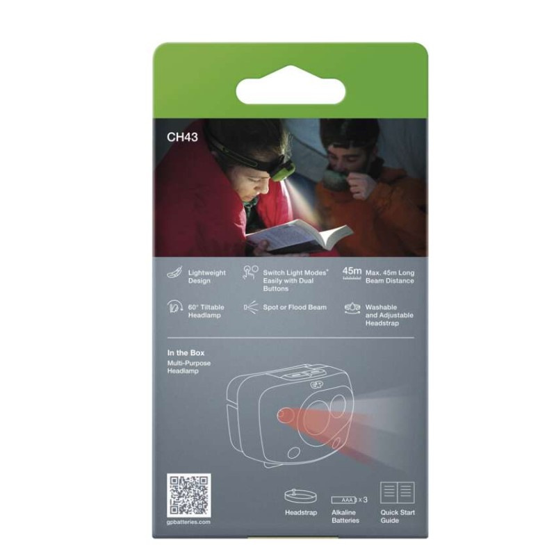 LED čelovka GP Discovery CH43, 150 lm 8