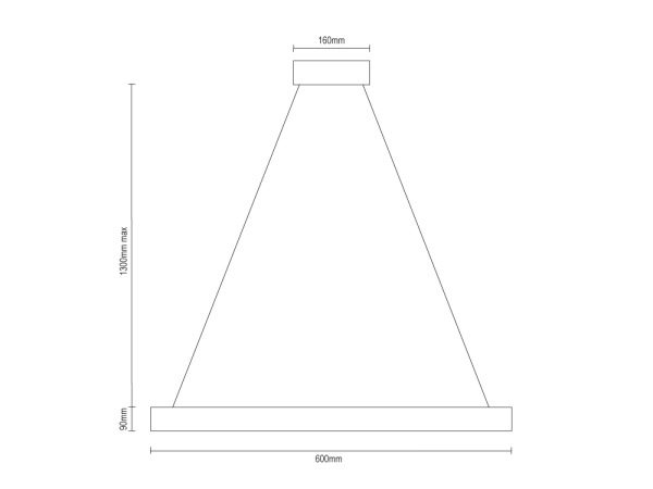 LED závesné svietidlo + diaľkový ovládač 80W - J4391/W 2