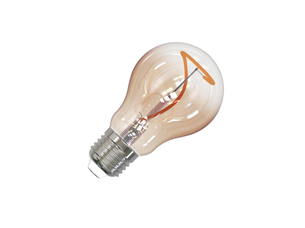 LED dekoratívna žiarovka / filament SHAPE 4W BRAUN - A60 / E27 / 1800K - ZSF107 3
