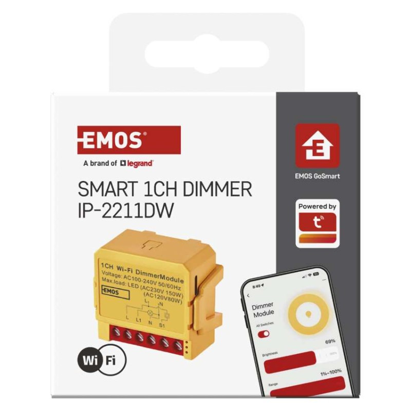 GoSmart modul stmievania IP-2211DW, WiFi, 1-kanálový 4