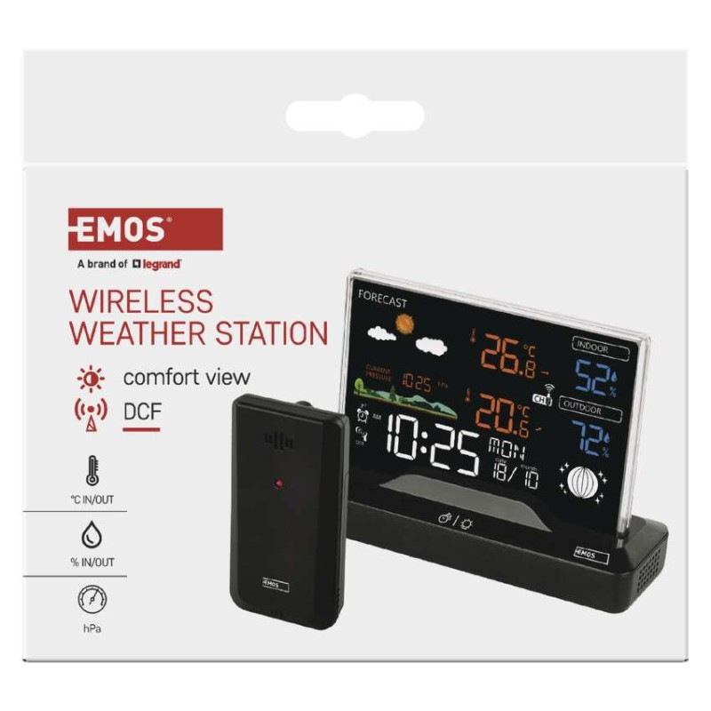 Domáca bezdrôtová meteostanica E8620 11