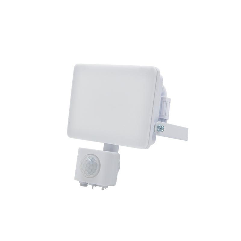 Vonkajší biely LED reflektor so senzorom 10W / 4000K - LF7121S 4