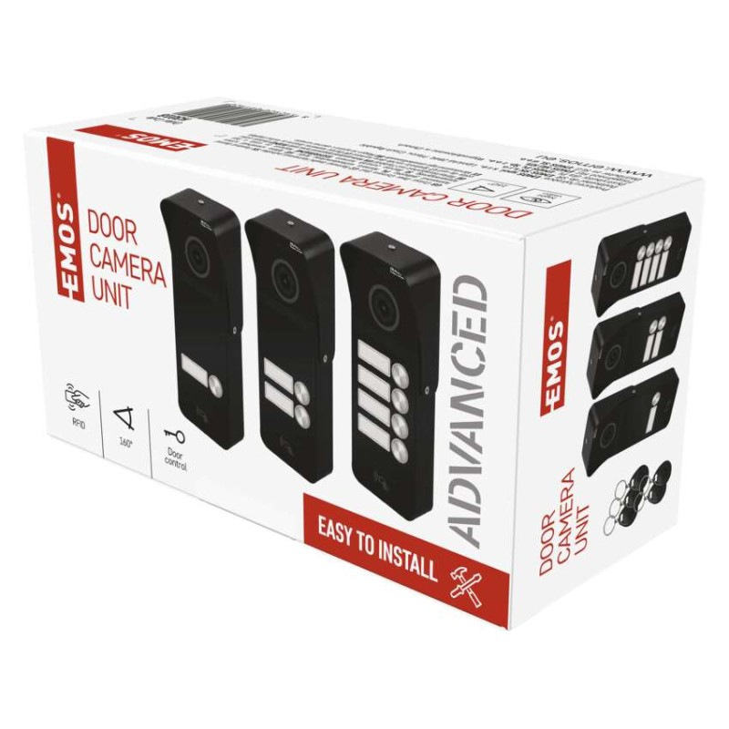 Farebná dverná kamerová jednotka EM-10AHD RF-4 5