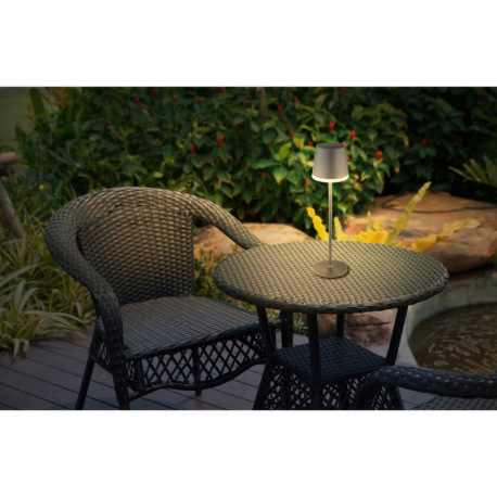 Solárne svietidlo, kov antracit, plast čierny, plast antracit, plast satinovaný, vypínač, vrátane ak 2