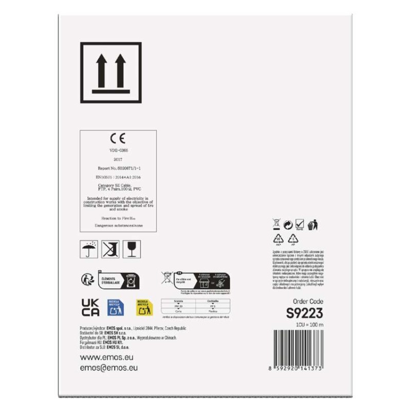 Datový kábel FTP 5E, 100m 6