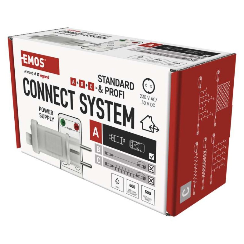 Napájací zdroj pre vianočné spojovacie osvetlenie Standard/Profi, vonkajšie, ovládač 10