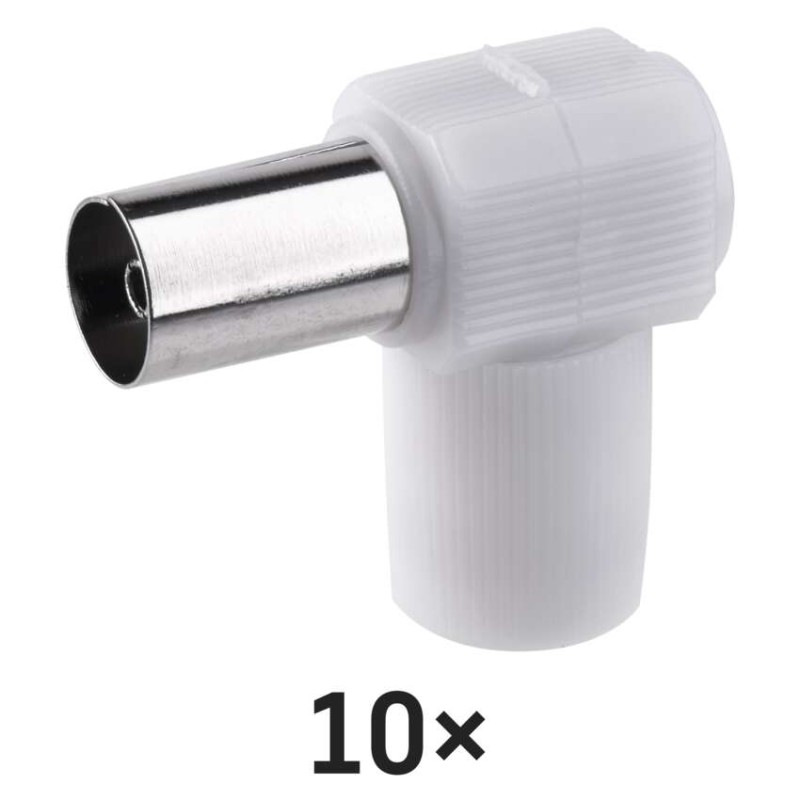 Konektor IEC zásuvka skrutkovací uhlový 1