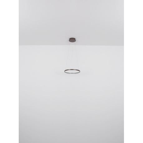 Závesné svietidlo, kov kávová farba matná, plast biely, kábel PVC transparentný, výškovo nastaviteľn 6