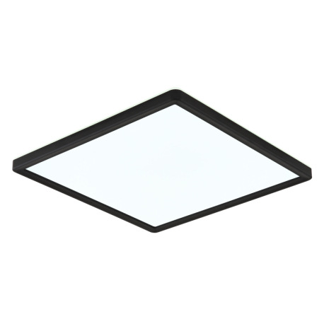 Stropné svietidlo, plast čierny, plast satinovaný, plast biely, podsvietenie, 3 úrovne osvetlenia po 19