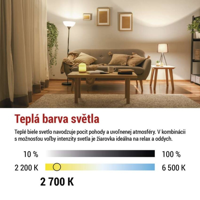 LED žiarovka Filament A60/ E27 / 7,5 W (75 W) / 1 055 lm / teplá biela / stmievateľné 4