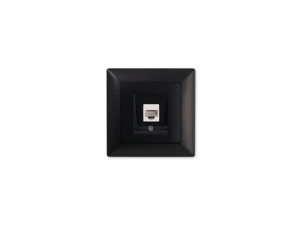 VISAGE ZASUV 1xRJ45 CIERNA