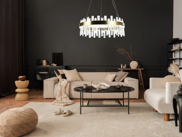 LED krištáľový luster + diaľkový ovládač 80W - J6342/C 11