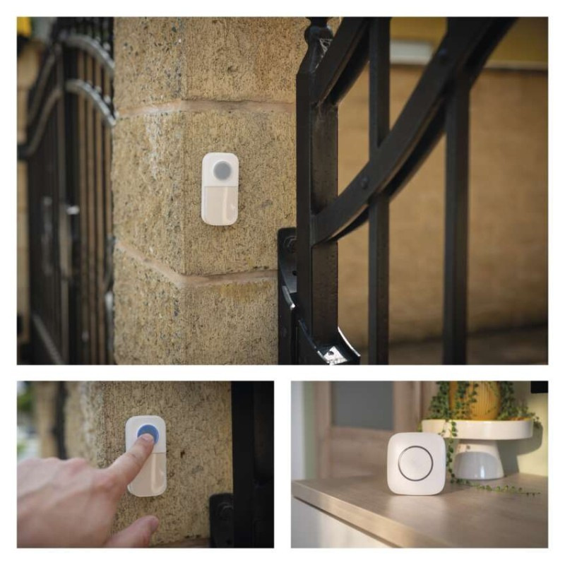 Domový bezdrôtový zvonček P5712 na 3x AA 12