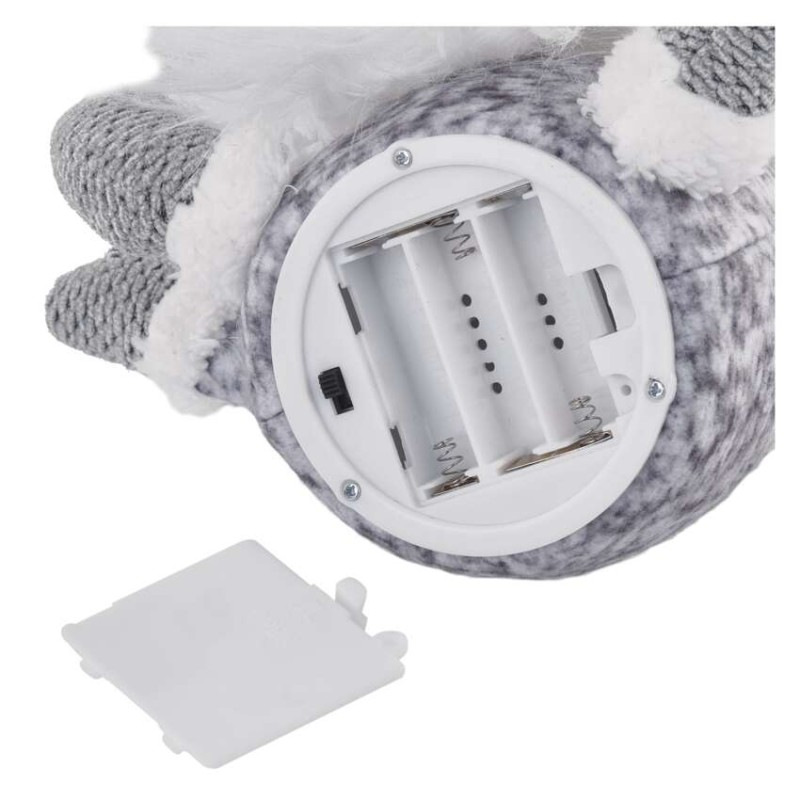 LED vianočný škriatok, 35 cm, 3× AA, vnút., teplá biela 7