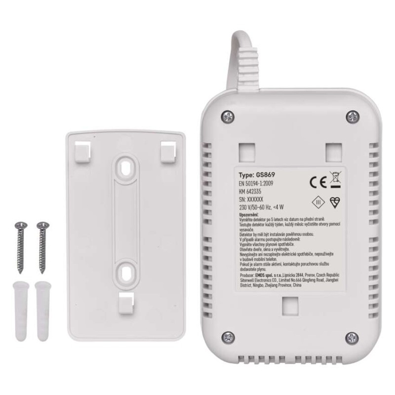 Detektor plynu GS869 10