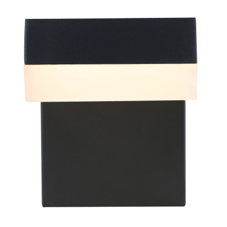 Vonkajšie svietidlo, nerez antracit, plast opál biely, IP44, ŠxV:95x125, H:193, vrátane 1xLED 9W 230 7
