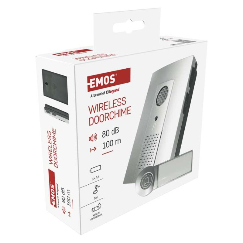 Domový bezdrôtový zvonček P5712 na 3x AA 10