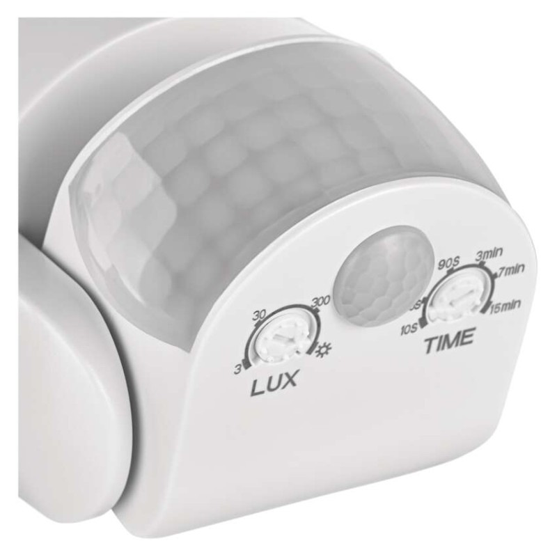 PIR senzor (pohybové čidlo) IP65 1200W, biela 12